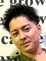 ノーエン(noen)&nbsp;ビジネスショートメンズマッシュツイストパーマツーブロック