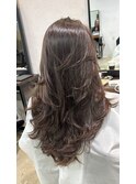 透明感ブラウンカラー×レイヤーカット