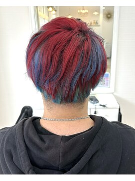 グラスペディア(graspedia) デザインカラー/ハイトーン/ツートーンカラー/レッド/ブルー