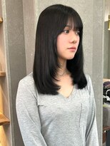 ロンド 表参道店(Lond)&nbsp;髪質改善縮毛矯正レイヤーカット顔周り前髪韓国ミニウルフ