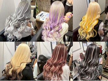 ヘアーグランデシーク(Hair Grande Seeek)の写真/【栄駅10秒】イルミナ認定salonの圧倒的技術◇ナチュラルからブロンドカラーまで技術力の高いstylist多数!