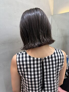 ロンドポレール 北千住(Lond polaire) くびれヘア/アプリコットオレンジ/ハイライトカラー/ミディアム