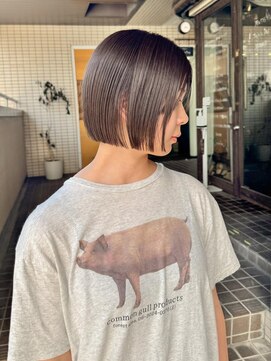 サロン シー(salon sea) salon sea奥村ぱつっとミニボブ