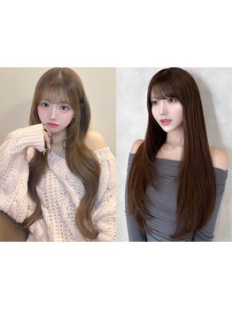 高品質ロアバージンエクステ登場◎質感向上、繰り返し使える、驚くほど馴染む、カラーOKで理想のスタイルに