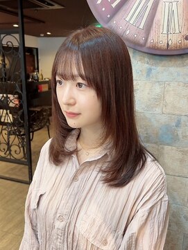 インデペンデンス(independence) ツヤ髪レイヤー×モカブラウン