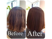 トレ(tre)の雰囲気(駅徒歩1分 アンティークイエローが目印髪質改善/トリートメント)