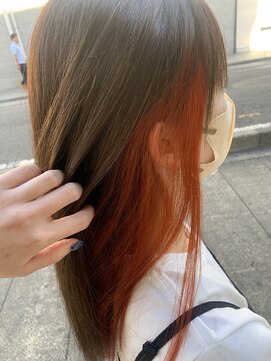 ルルバイアズール 草加店(LULU by azule) イヤリングカラー，オレンジ，ビビットカラー【草加】