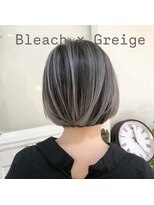 エラム(Elam)&nbsp;【大人美人】透明感グレージュ×立体ハイライトボブ