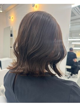 ジュベ 別府店(juve.) 別府ショートボブ顔まわりレイヤーカット髪質改善カラー