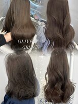 アイシー 表参道(ICY)&nbsp;オリーブミルクティー透明感暗髪グレージュ