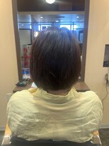 エルアスク&nbsp;エイジング毛のうねり改善|柔らかストレートボブ40代50代