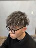【メッシュ】メッシュキャップ(ブリーチ)×カット