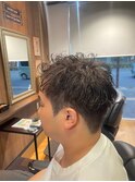 夏仕様パーマ × 社会人スタイル