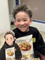 オム グランド(HOMME GRAND) キッズ×スパイキーショート×メッシュハイライト