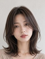 アース 土気あすみが丘店(HAIR&MAKE EARTH)&nbsp;ミディアムレイヤー