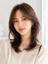 ラファンジュ ヘアー(Rohange hair)&nbsp;韓国風レイヤーカット/ミディアム
