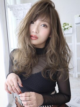 エンリエド(ENLIED) ENLIED☆厚めバングの大人かわいいグレージュロング