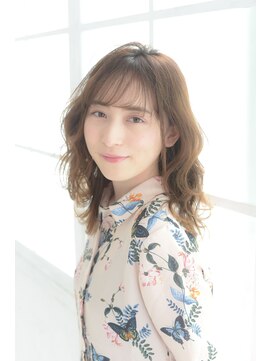 ラボヌール ヘアーウル 春日部西口店(La Bonheur hair heureux) 大人可愛いナチュラルミディ#1