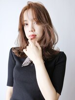 アイティー バイ アルバム 中野店(IT by ALBUM)&nbsp;ゆるふわくびれレイヤーカット_オリーブカラー_86502