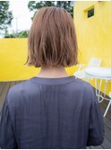 ハイトーンの柔らかいボブ