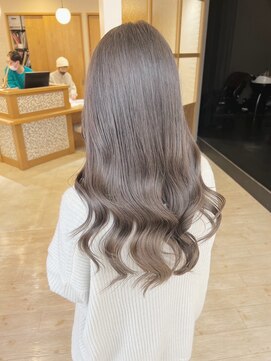 チェレ アズーリ 狭山店(Chere azuri) 艶感抜群のラテベージュ×髪質改善カラー×イルミナカラー