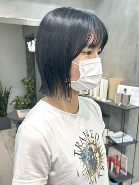 ヴェイン 渋谷(vain) 切りっぱなし 外ハネボブ