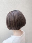 【３０代４０代大人女性人気！】ショートボブ×アッシュブラウン