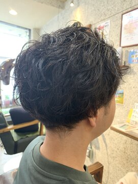 クラク 羽根木店(kuraku) メンズショートパーマスタイル/スパイラルパーマ/20代/30代