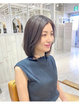レイラバイアフロート 吉祥寺(Lila by afloat) 長めボブ/鎖骨ミディアム/内巻きレイヤー/ひし形ミディアム