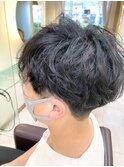 メンズナチュラルパーマスタイル　20代30代40代50代