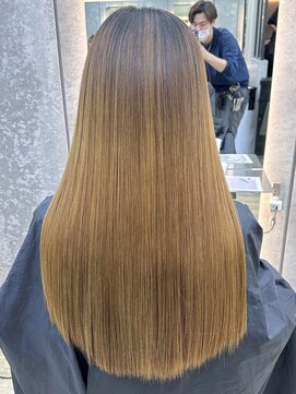 ロンドシエル 横浜(Lond ciel) ブリーチ毛髪質改善縮毛矯正