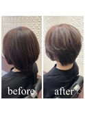 カット＋ハーバルカラー＋艶髪トリートメント