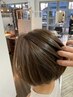 カット＋白髪ぼかしハイライト￥22,000