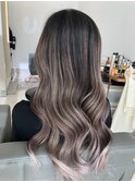 グレージュ×バレイヤージュ☆