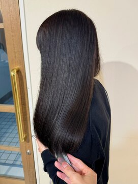 クレビアテン(CreBiA ten_) 地毛風 艶感カラー ブラウンカラー