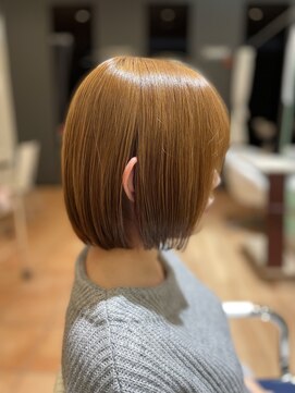 ラピッシュ 新松戸店(Lapish) ブリーチ無しで明るい！アッシュオリーブベージュ