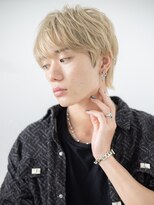 グルーミングサロン バーバー キャッスル 北浦和西口(Grooming salon Barber Castle)&nbsp;ハイトーンカラーくせ毛風メンズカットe北浦和