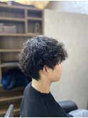 マッシュ／くせ毛風パーマ