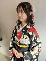 レクタ(recta)&nbsp;卒業式 袴ヘア ヘアアレンジ ハーフアップ