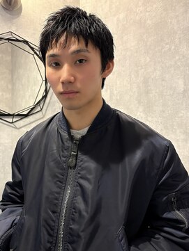 アビー(ABEY) ダウンバングショート/刈り上げなし/黒髪