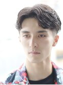 【Hale】ブルーブラックNo2996韓国マッシュスペインカール