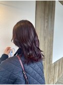 ミックス巻き×ローズブラウン
