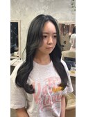 ブリーチなし/オリーブアッシュ/20代30代