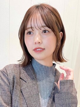 オーク 兵庫(OAK) 切りっぱなし×外はねボブ