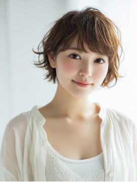 ニスル 町田店(NISURU) 似合わせカット/大人ガーリー/ダークアッシュ/着物/町田/町田駅