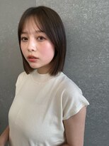 ロンドプランタン 恵比寿(Lond Printemps) ミディアムボブ/顔周り/韓国/ボブ/レイヤーカット/前髪/カラー