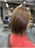 外はね大人ボブ