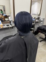 アジールヘア 北千住駅西口店(agir hair)&nbsp;ブルーブラックカラー　ネイビーカラー　北千住