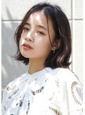 大人可愛い20代30代40代50代外ハネくびれボブ