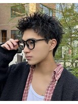 ネイビー 表参道(NAVY)&nbsp;スパイキーショートピンパーマ